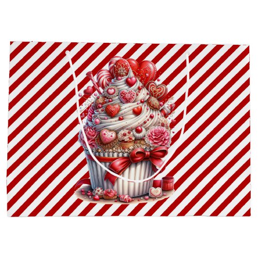 Sweet Valentijn Gift Bag Groot Cadeauzakje (Achterkant)