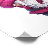 Sweet Valentijn Gnome met zwevende hartbellen Poster (Hoek)