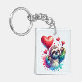 Sweet Valentijn Sloth Sleutelhanger (Voorkant Links)