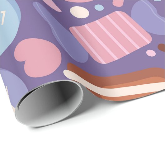 Sweet Valentijn Treats Pattern Cadeaupapier (Rol Hoek)