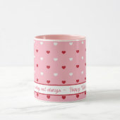 Sweet Valentijnsdag pink Message Mok (Midden)