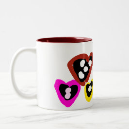 Sweet Valentine day dolls Tweekleurige Koffiemok