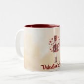 Sweet Valentine’s Day Nutcracker Love Coffee Mug Tweekleurige Koffiemok (Voorkant links)