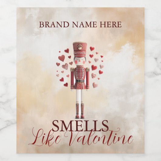 Sweet Valentine’s Day Nutcracker Love Wine Labels Wijn Etiket (Enkel label)