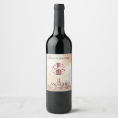 Sweet Valentine’s Day Nutcracker Love Wine Labels Wijn Etiket (Voorkant)