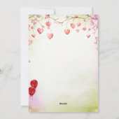 Sweet Valentine Shop Flat Feestdagenkaart (Achterkant)