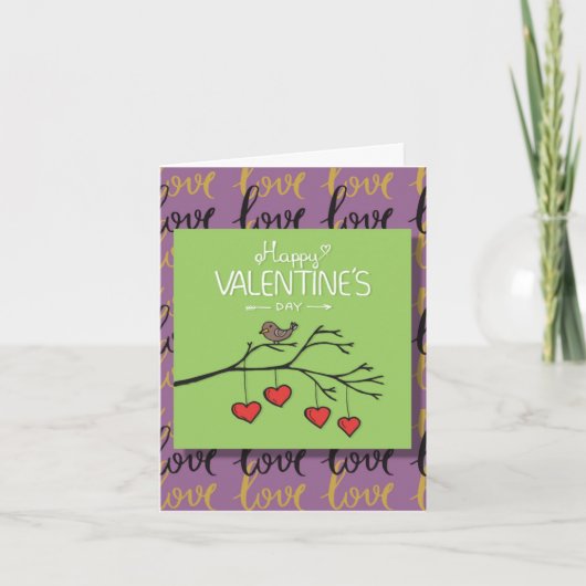 Sweet Valentine's Day Card for him or her  (Voorkant)