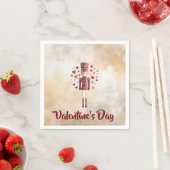 Sweet Valentines Day Nutcracker Love Paper Napkin Servet (Insitu)