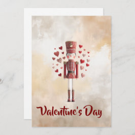 Sweet Valentines Day Nutcracker Romantic Card Feestdagenkaart
