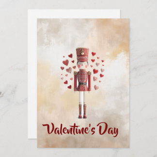 Sweet Valentines Day Nutcracker Romantic Card Feestdagenkaart