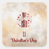 Sweet Valentine's Day Nutcracker Romantic Sticker (Voorkant)
