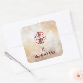 Sweet Valentine's Day Nutcracker Romantic Sticker (Envelop)