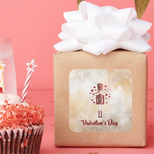 Sweet Valentine's Day Nutcracker Romantic Sticker (Feest)