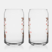 Sweet Valentine's Day Tea Lover Quote Blikvorm Glas (Rechts)