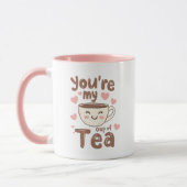 Sweet Valentine's Day Tea Lover Quote Mok (Links)