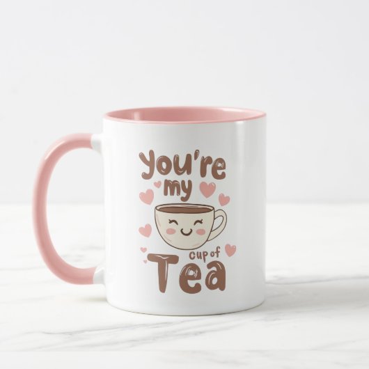 Sweet Valentine's Day Tea Lover Quote Mok (Links)