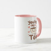 Sweet Valentine's Day Tea Lover Quote Mok (Voorkant rechts)