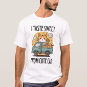 Sweet van Sweet Cat Schattige Verkoop van Sweet Po T-shirt (Voorkant)