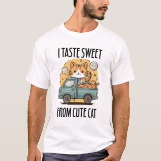 Sweet van Sweet Cat Schattige Verkoop van Sweet Po T-shirt