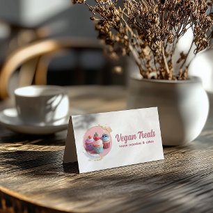 Sweet Vegan Treats Snoep Shop Confectioner Peach Visitekaartje