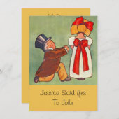 Sweet Verloving Aankondiging Uitnodigingen (Voorkant / Achterkant)