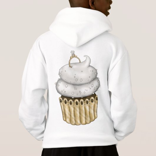 Sweet Verloving Cupcake (Achterkant)