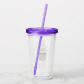 Sweet Verloving Cupcake Acryl Drinkbeker (Achterkant)