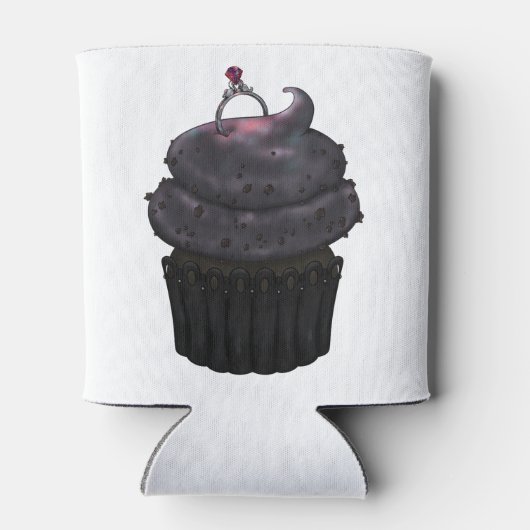 Sweet Verloving Cupcake Blikjeskoeler (Achterkant)