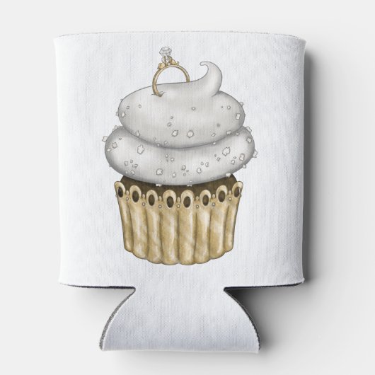 Sweet Verloving Cupcake Blikjeskoeler (Achterkant)