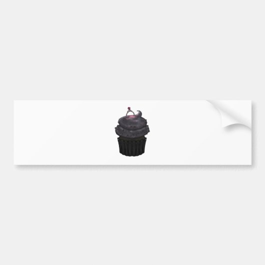 Sweet Verloving Cupcake Bumpersticker (Voorkant)