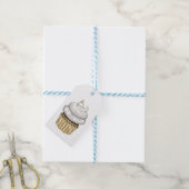Sweet Verloving Cupcake Cadeaulabel (Met Touw)