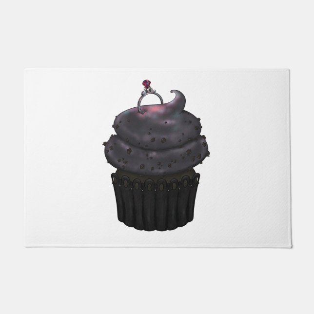 Sweet Verloving Cupcake Deurmat (Voorkant)