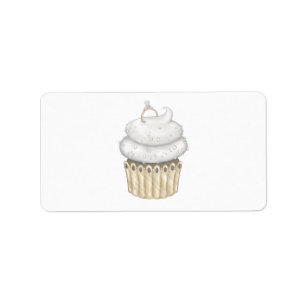 Sweet Verloving Cupcake Etiket