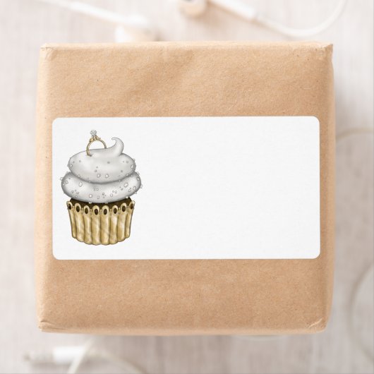 Sweet Verloving Cupcake Etiket (Insitu)