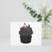 Sweet Verloving Cupcake Feestdagenkaart (Staand voorkant)