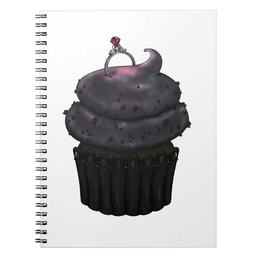 Sweet Verloving Cupcake Notitieboek (Voorkant)