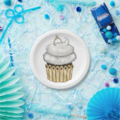Sweet Verloving Cupcake Papieren Bordje (Feest)