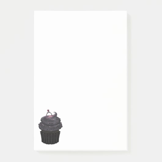 Sweet Verloving Cupcake Post-it® Notes (Voorkant)