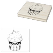 Sweet Verloving Cupcake Rubberstempel (Gestempeld)