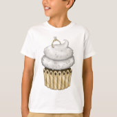 Sweet Verloving Cupcake T-shirt (Voorkant)