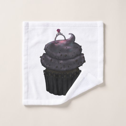 Sweet Verloving Cupcake Washandje (Wasdoekje)