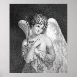 Sweet  Victoriaans Cupid Romantic Poster