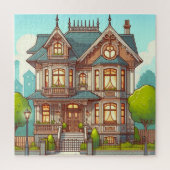 Sweet Victoriaans House Puzzel Legpuzzel (Verticaal)