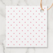 Sweet Viering Aardbei Milkshake Verjaardag Bedankjes Labels (Achterkant)