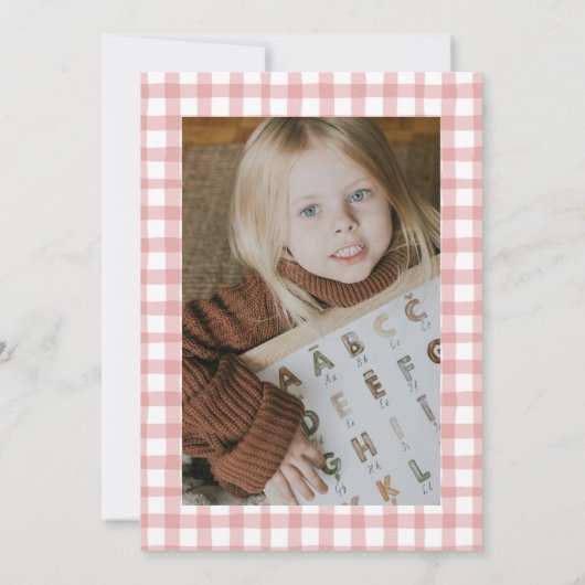 Sweet Viering Ice Cream Roze Verjaardag Kaart (Achterkant)