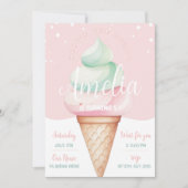 Sweet Viering Ice Cream Verjaardag Kaart (Voorkant)