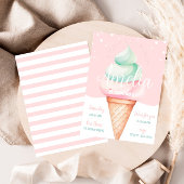 Sweet Viering Ice Cream Verjaardag Kaart