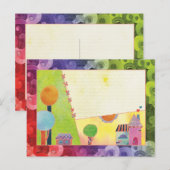 Sweet Village Blank Briefkaart (Voorkant / Achterkant)