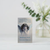 Sweet Vintage KerstAngel Visitekaartje (Staand voorkant)