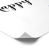 Sweet Violet Floral Moederdag Poster (Hoek)